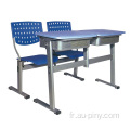 Bonne vente chaise de classe confortable pour 2 personnes